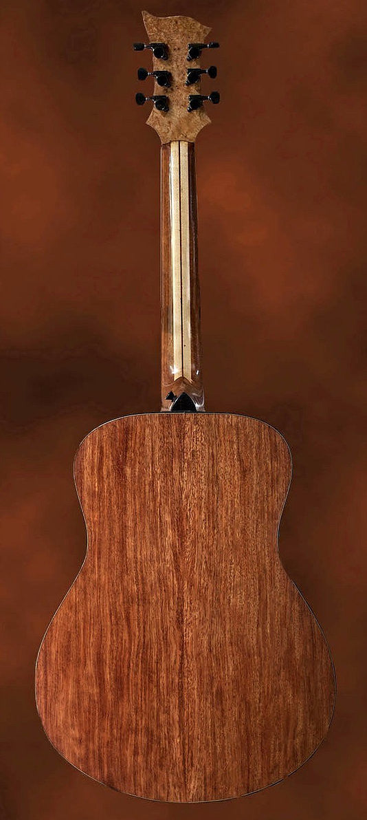 The Leaf Singer/Songwriter Guitar - Back View